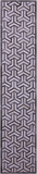 Grey & White Natural Cowhide Hand Stitched Patchwork Runner Rug - 2' 6" X 12' 0"
