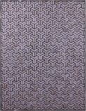 Grey & White Natural Cowhide Hand Stitched Patchwork Rug - 9' 0" X 12' 0"