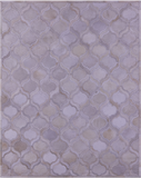 Ivory Natural Cowhide Hand Stitched Patchwork Rug - 8' 0" X 10' 0"