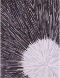 Brown & White Natural Cowhide Hand Stitched Patchwork Rug - 9' 0" X 12' 0"