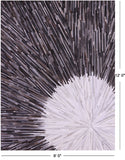Brown & White Natural Cowhide Hand Stitched Patchwork Rug - 9' 0" X 12' 0"