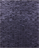 Black Natural Cowhide Hand Stitched Patchwork Rug - 8' 0" X 10' 0"