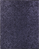 Black Natural Cowhide Hand Stitched Patchwork Rug - 8' 0" X 10' 0"