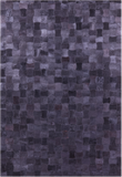 Black Natural Cowhide Hand Stitched Patchwork Rug - 6' 0" X 9' 0"