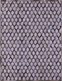 Grey & White Natural Cowhide Hand Stitched Patchwork Rug - 8' 0" X 10' 0"