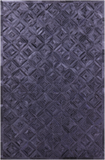 Black Natural Cowhide Hand Stitched Patchwork Rug - 6' 0" X 9' 0"