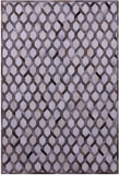 Grey & White Natural Cowhide Hand Stitched Patchwork Rug - 6' 0" X 9' 0"