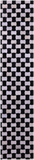 Black & White Natural Cowhide Hand Stitched Patchwork Runner Rug - 2' 6" X 12' 0"