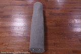 Grey Natural Leather Area Rug - 8' 0" X 10' 0"