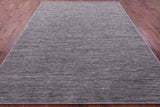Grey Natural Leather Area Rug - 8' 0" X 10' 0"