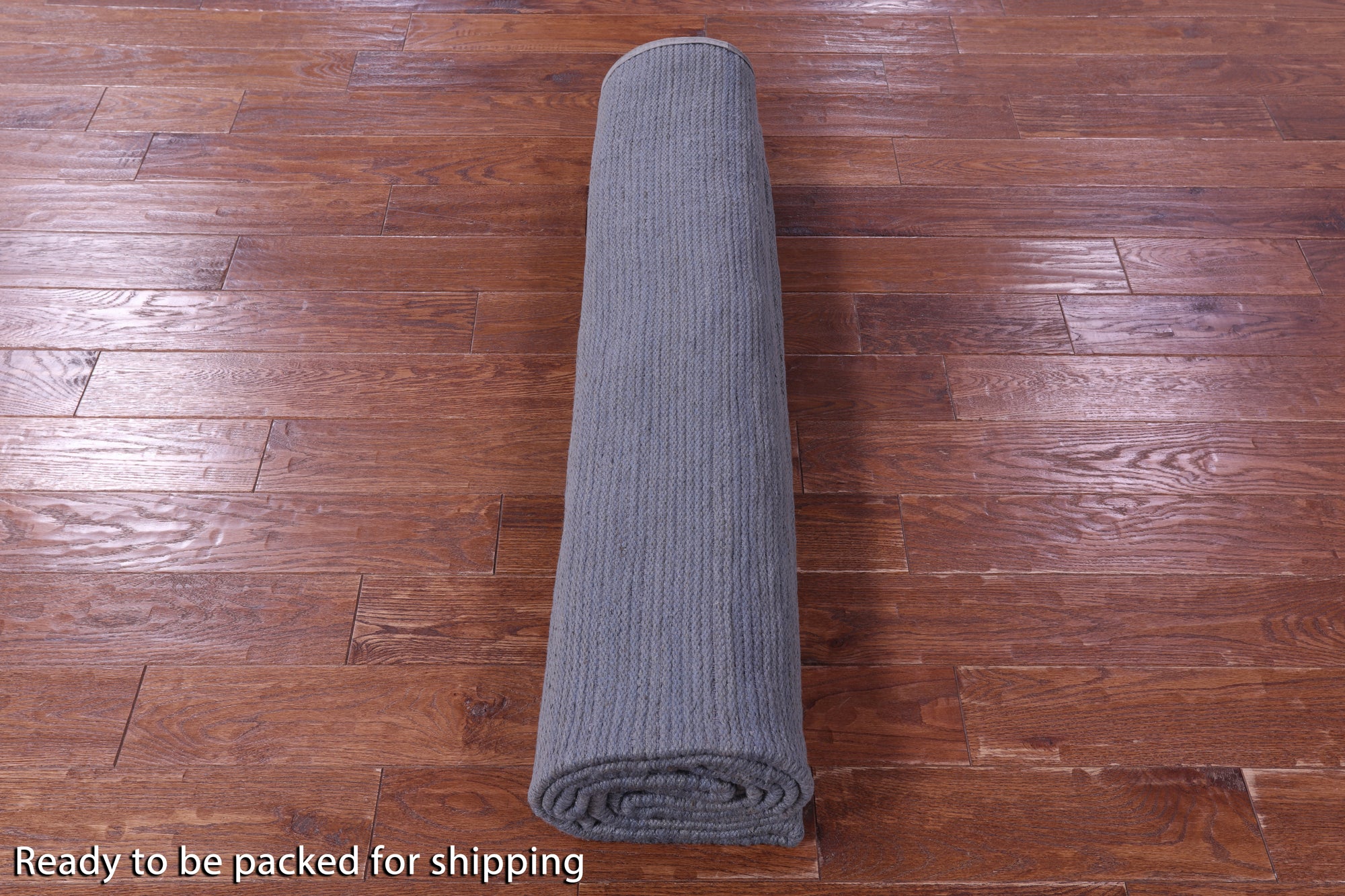Blue Natural Leather Area Rug - 8' 0" X 10' 0"