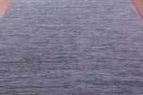 Blue Natural Leather Area Rug - 8' 0" X 10' 0"