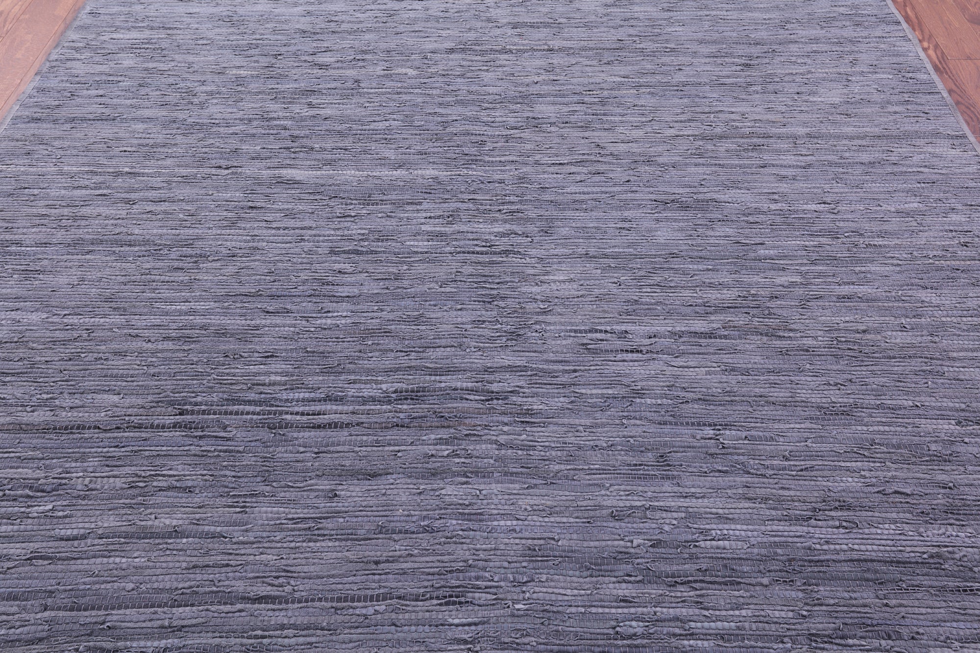 Blue Natural Leather Area Rug - 8' 0" X 10' 0"