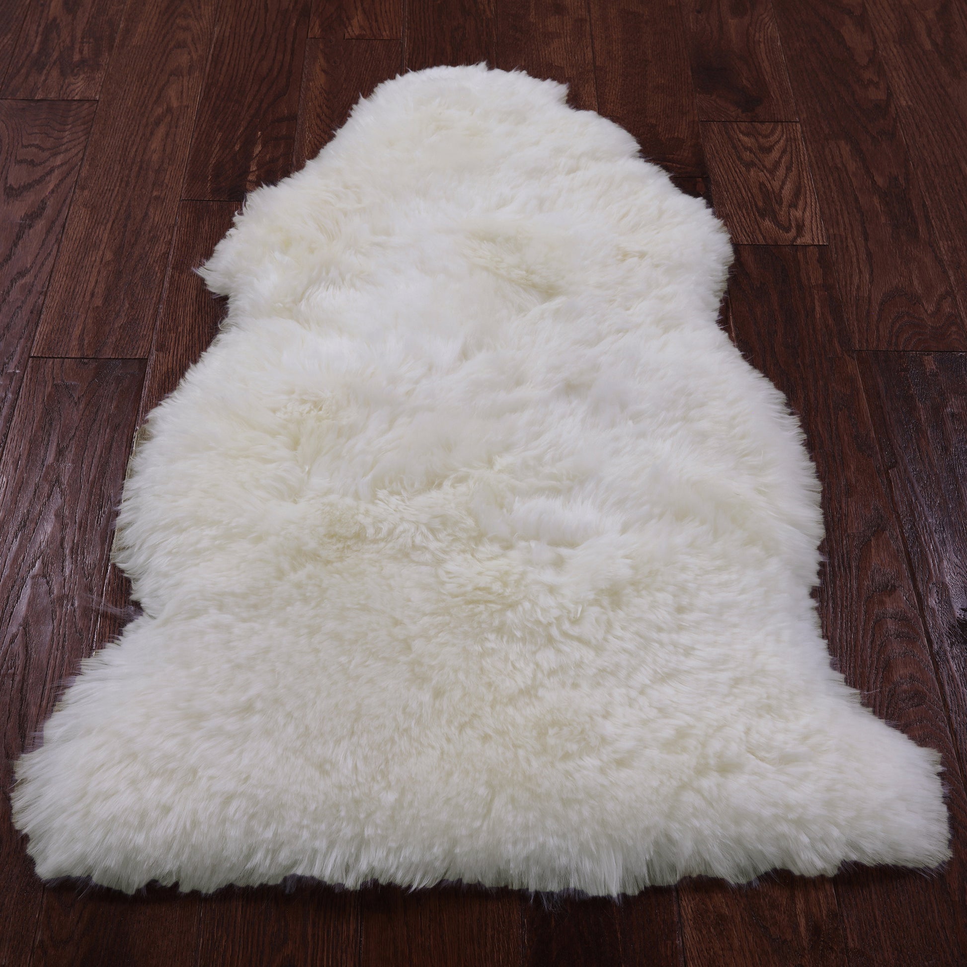 Ivory Premium Australian Natural Sheepskin Rug - 2' 0" X 3' 0" - Golden Nile