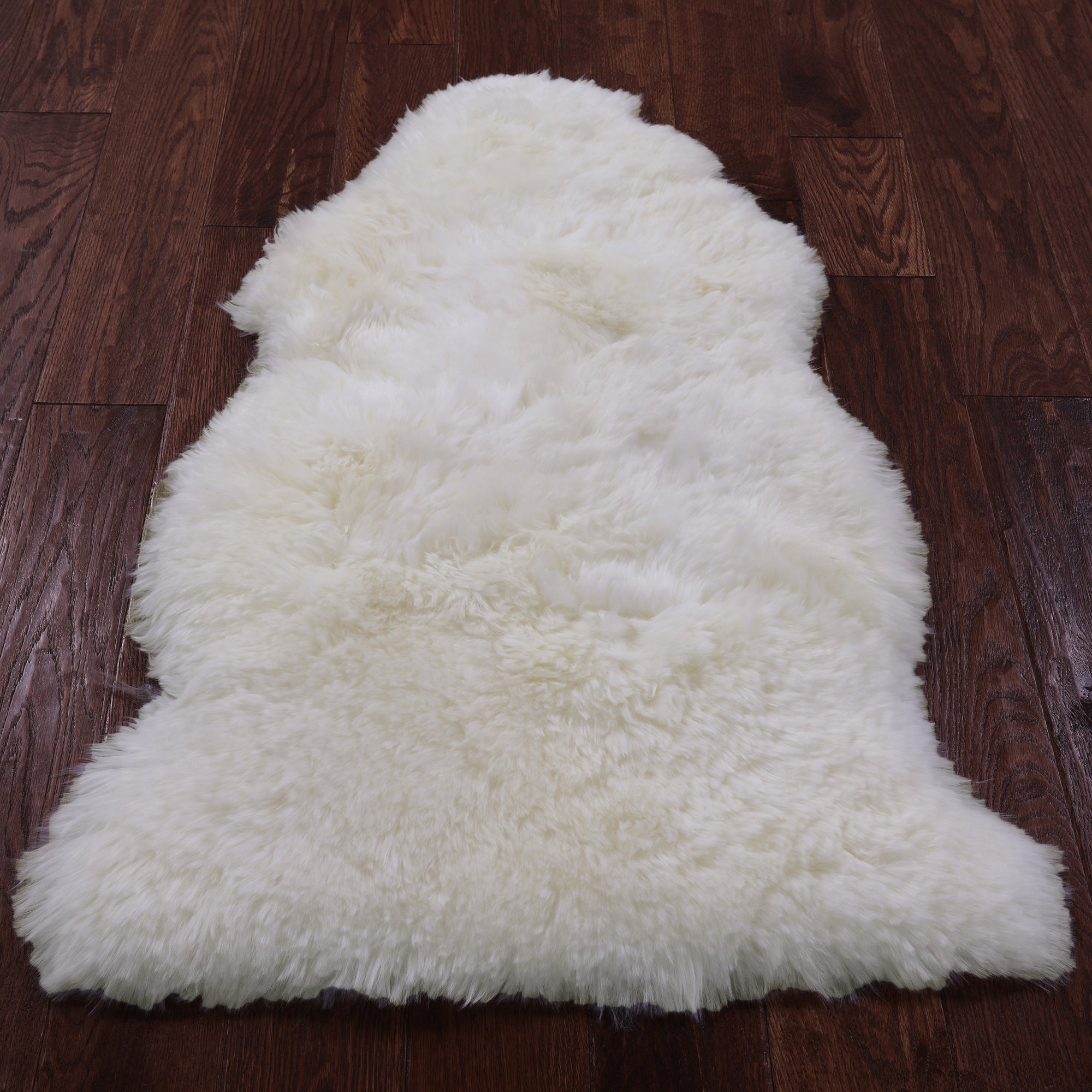 Ivory Premium Australian Natural Sheepskin Rug - 2' 0" X 3' 0" - Golden Nile