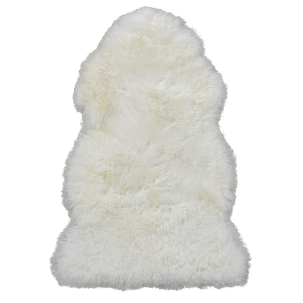 Ivory Premium Australian Natural Sheepskin Rug - 2' 0" X 3' 0" - Golden Nile