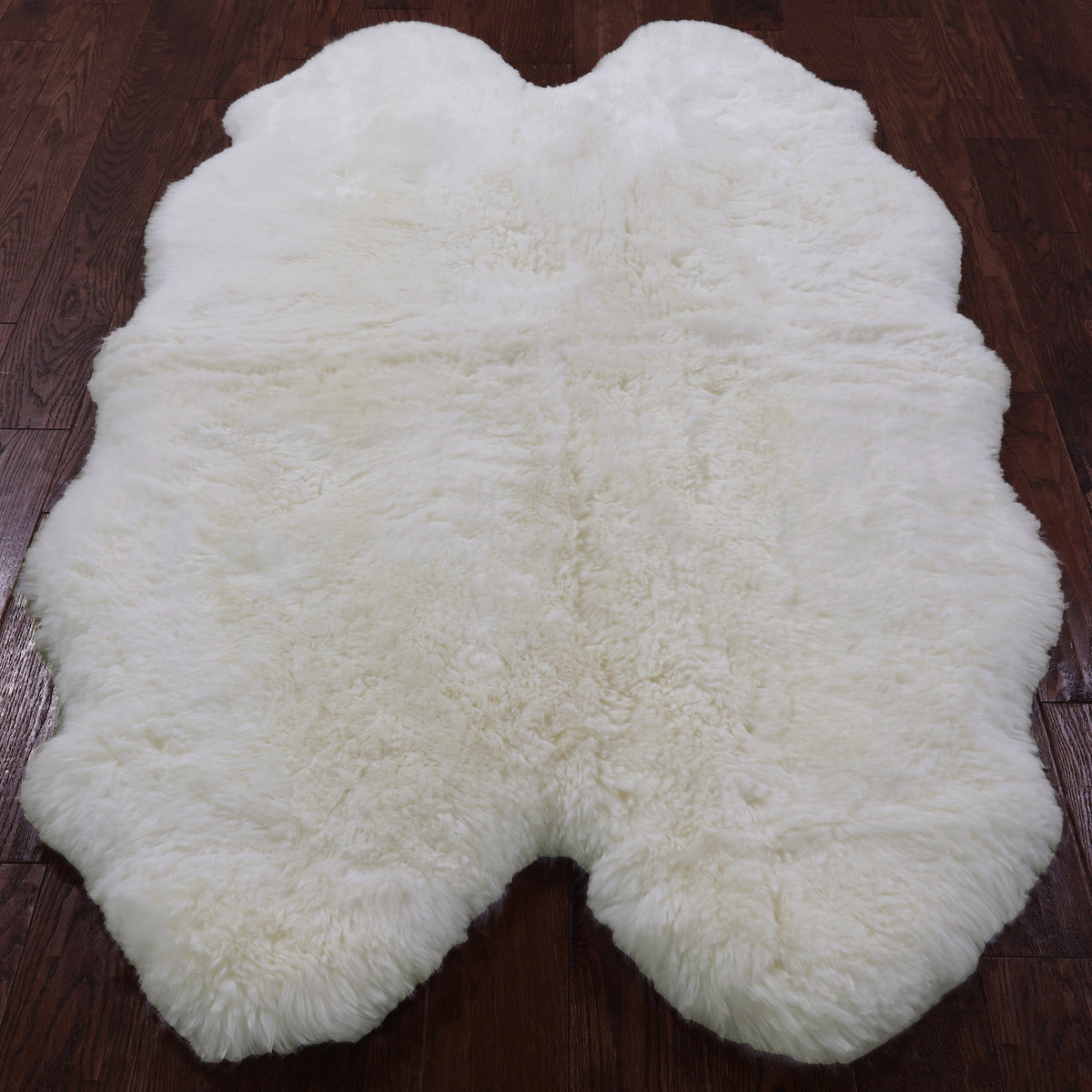 Ivory Premium Australian Natural Sheepskin Rug - 4' 0" X 6' 0" - Golden Nile