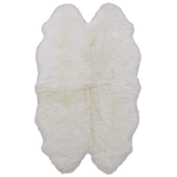 Ivory Premium Australian Natural Sheepskin Rug - 4' 0" X 6' 0" - Golden Nile