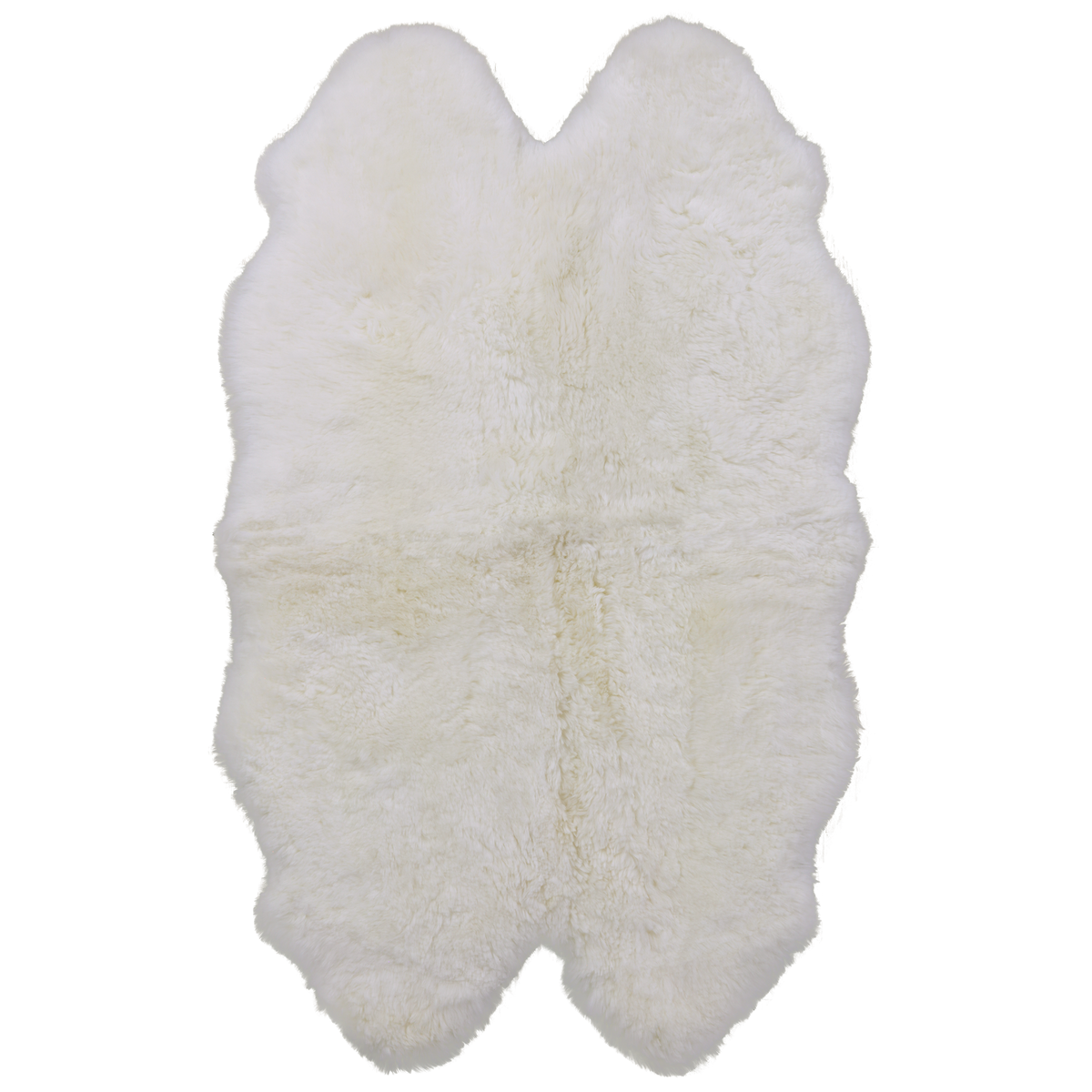 Ivory Premium Australian Natural Sheepskin Rug - 4' 0" X 6' 0" - Golden Nile