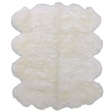 Ivory Premium Australian Natural Sheepskin Rug - 6' 0" X 8' 0" - Golden Nile