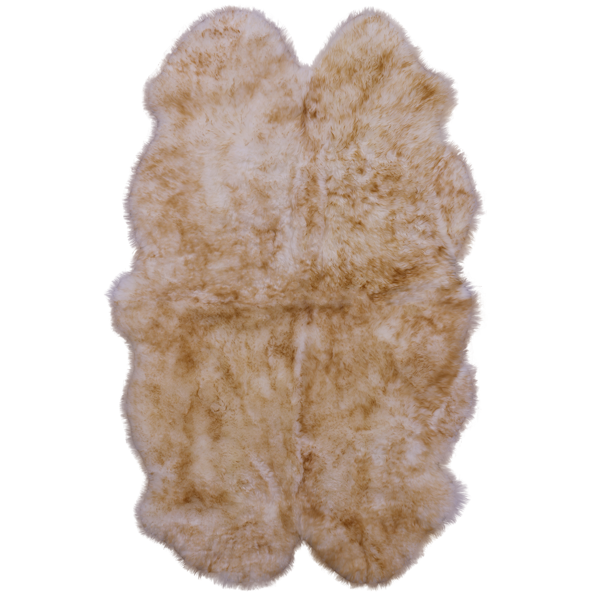 Brown Premium Australian Natural Sheepskin Rug - 4' 0" X 6' 0" - Golden Nile