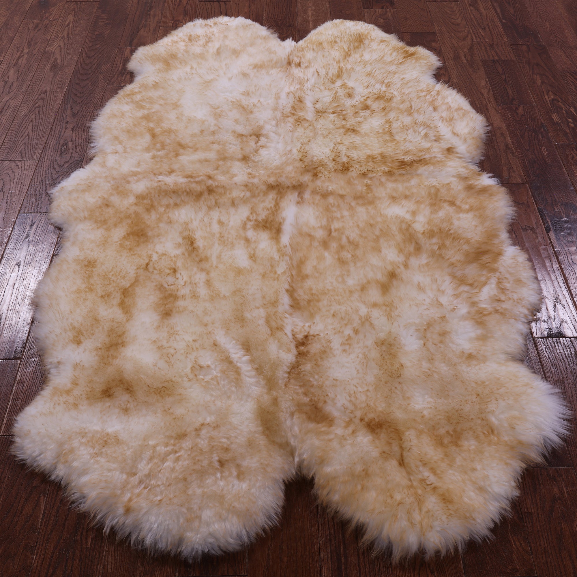 Brown Premium Australian Natural Sheepskin Rug - 4' 0" X 6' 0" - Golden Nile
