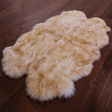 Brown Premium Australian Natural Sheepskin Rug - 4' 0" X 6' 0" - Golden Nile
