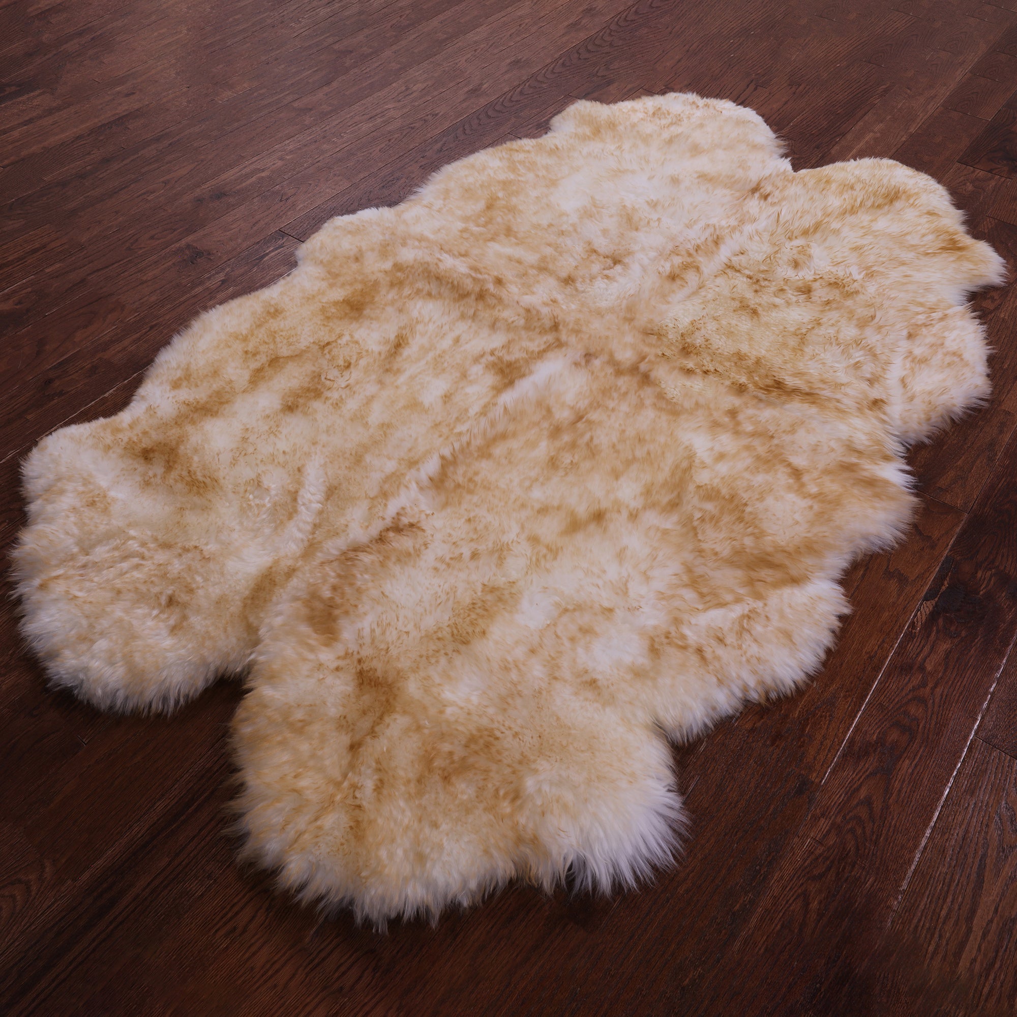 Brown Premium Australian Natural Sheepskin Rug - 4' 0" X 6' 0" - Golden Nile