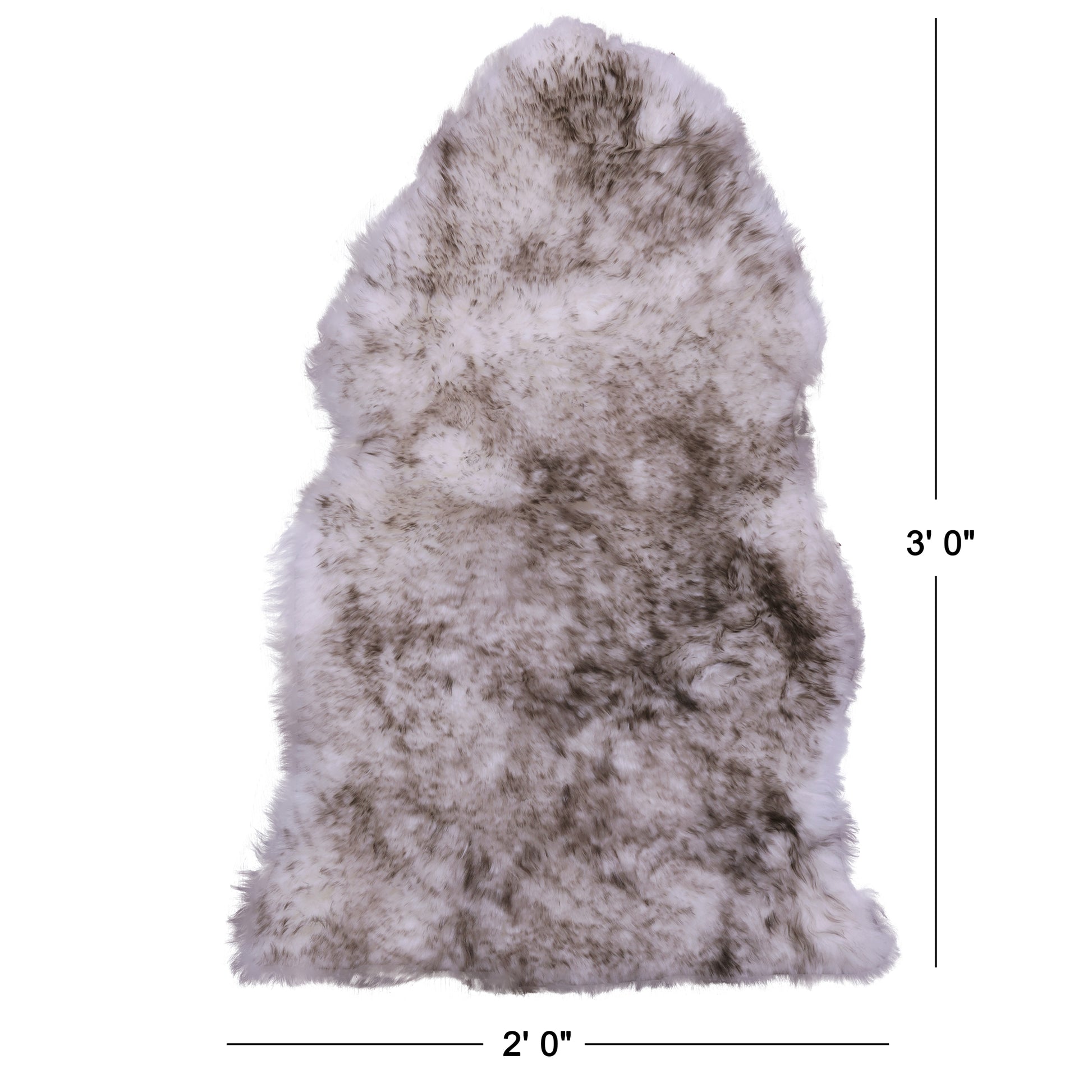 Premium Australian Natural Sheepskin Rug - 2' 0" X 3' 0" - Golden Nile