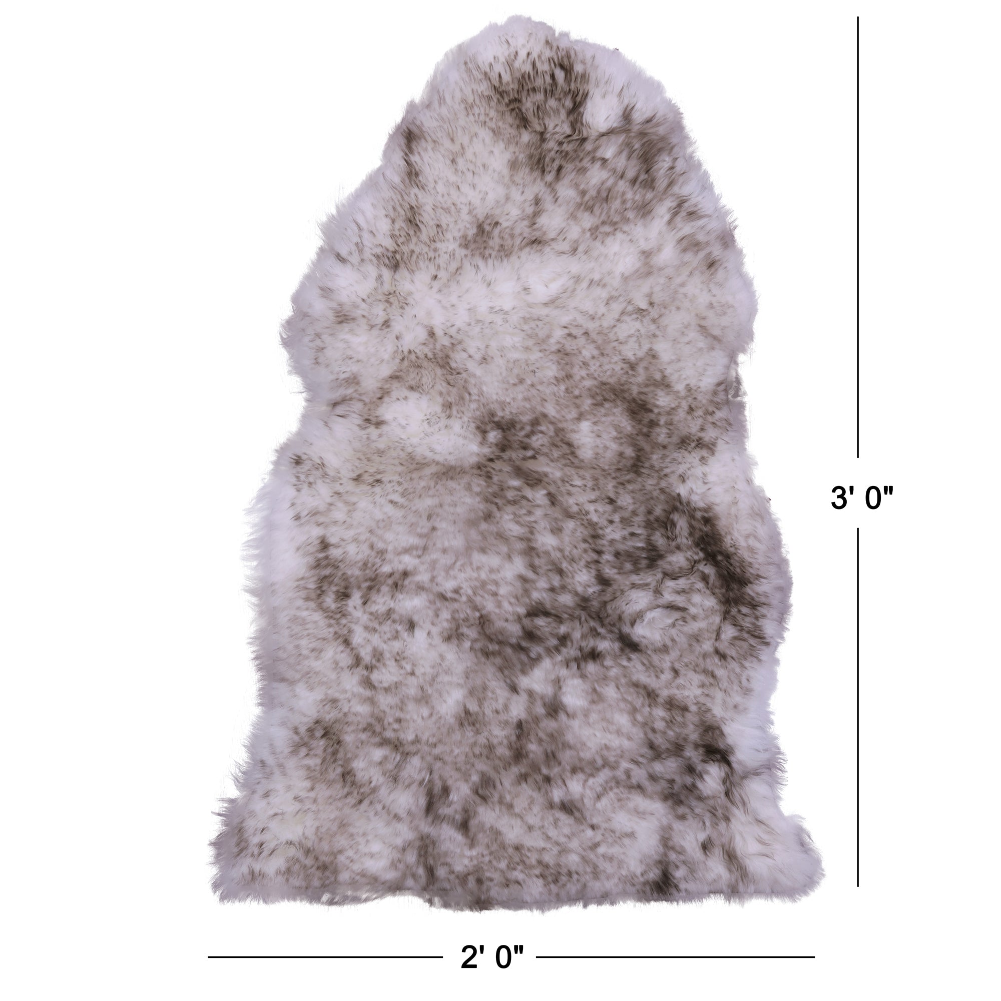 Premium Australian Natural Sheepskin Rug - 2' 0" X 3' 0" - Golden Nile