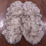 Premium Australian Natural Sheepskin Rug - 4' 0" X 6' 0" - Golden Nile
