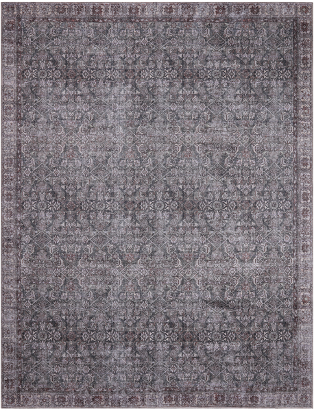 Grey Modern Machine-Made Rug - 7' 10" X 10' 0"