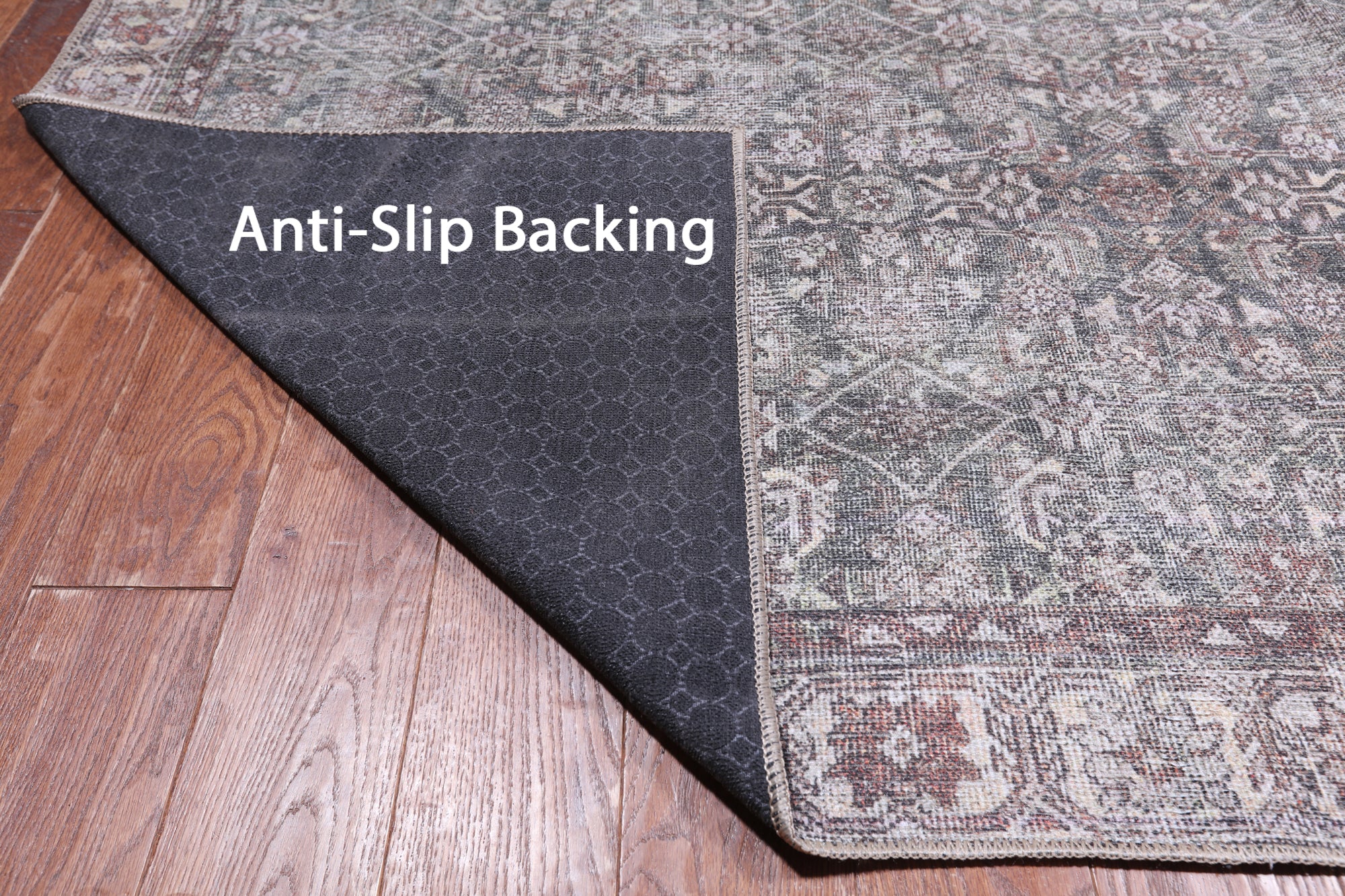 Grey Modern Machine-Made Rug - 7' 10" X 10' 0"