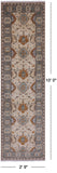 Ivory Fine Serapi Hand Knotted Runner Rug - 2' 9" X 10' 0" - Golden Nile