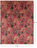 William Morris Handmade Wool Area Rug - 7' 10" X 10' 1" - Golden Nile