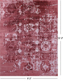 Abstract Modern Handmade 100% Silk Rug - 9' 2" X 12' 2" - Golden Nile