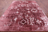 Abstract Modern Handmade 100% Silk Rug - 9' 2" X 12' 2"