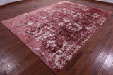Abstract Modern Handmade 100% Silk Rug - 9' 2" X 12' 2" - Golden Nile