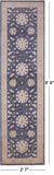 Peshawar Handmade Wool Runner Rug - 2' 7" X 9' 9" - Golden Nile