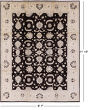 Peshawar Hand Knotted Area Rug - 9' 1" X 11' 10" - Golden Nile
