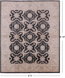 Peshawar Handmade Wool Rug - 8' 3" X 9' 10" - Golden Nile