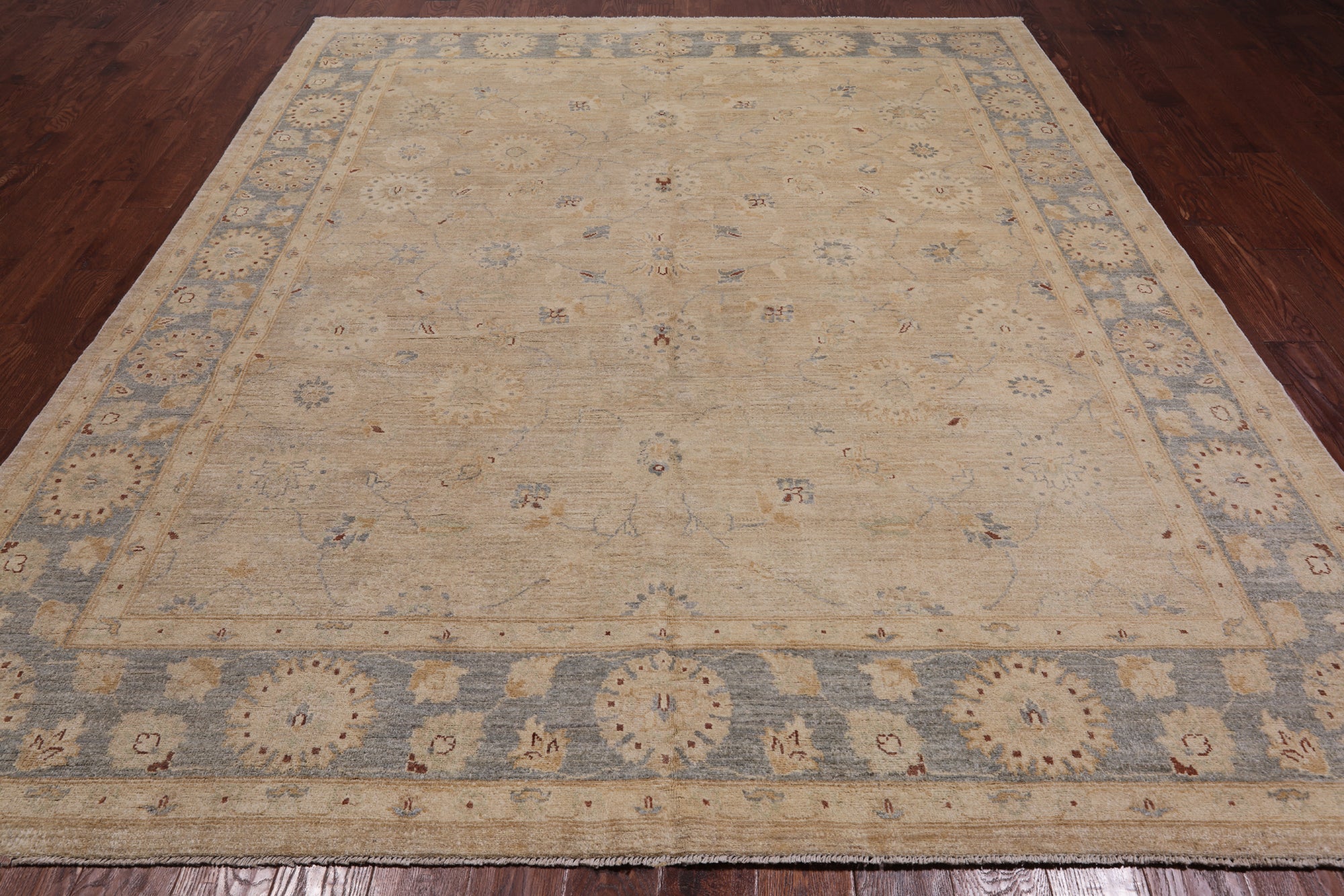 Peshawar Handmade Wool Rug - 8' 2" X 9' 10"