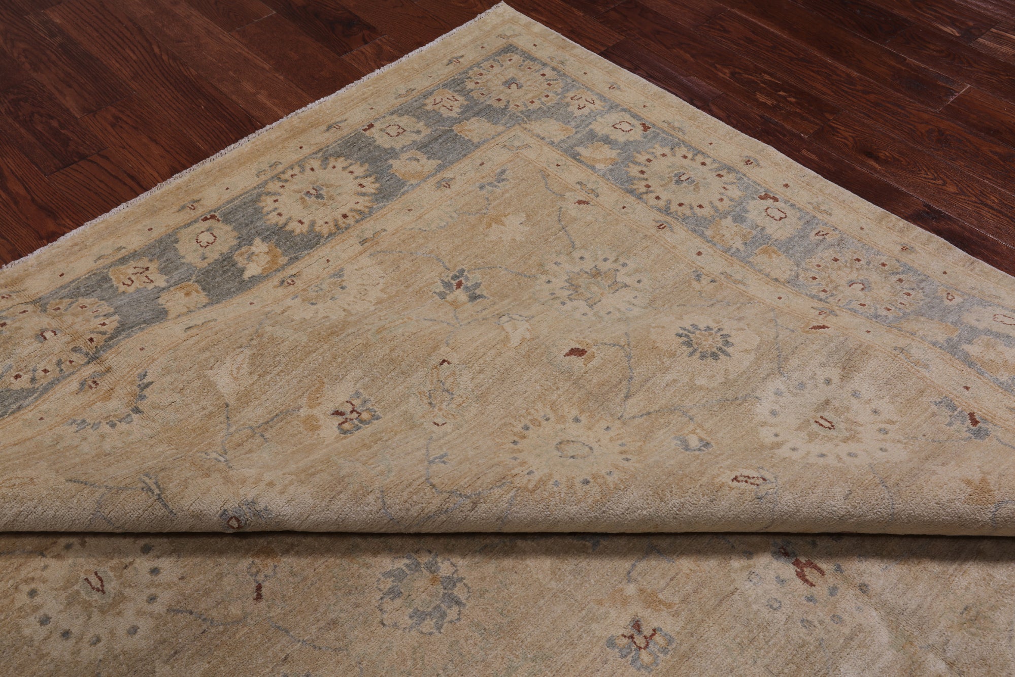 Peshawar Handmade Wool Rug - 8' 2" X 9' 10"