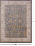 Peshawar Handmade Wool Rug - 9' 2" X 11' 10" - Golden Nile