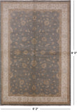 Chobi Peshawar Hand Knotted Wool Area Rug - 6' 2" X 9' 0" - Golden Nile