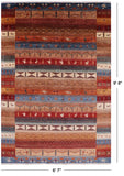 Super Gabbeh Lori Buft Wool Area Rug - 6' 7" X 9' 8" - Golden Nile
