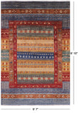 Tribal Gabbeh Handmade Wool Area Rug - 6' 7" X 9' 10" - Golden Nile
