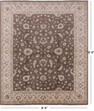Peshawar Handmade Area Rug - 8' 4" X 9' 9" - Golden Nile