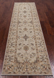 Ivory Peshawar Runner Rug - 2' 8" X 9' 8"