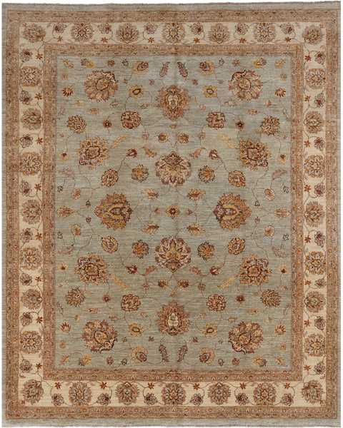 Peshawar Handmade Area Rug - 8' 2" X 10' 1"